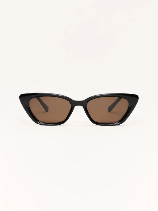 Z Supply Accessories - Z SUPPLY - STAYCATION POLARIZED SUNGLASSES POLISHED BLACK BROWN NWT